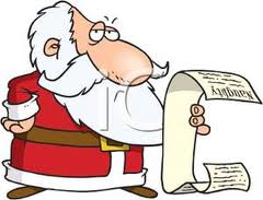 santa checking list