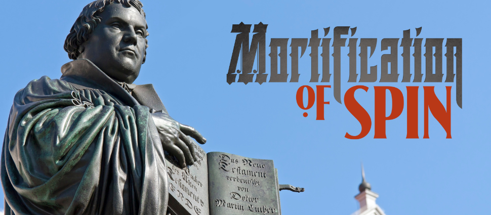 Luther ponders our logo