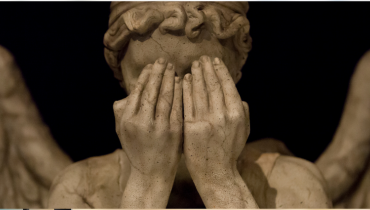 A weeping angel