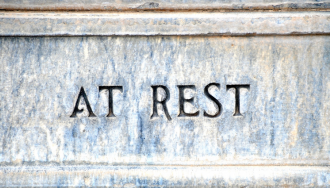 At rest, at peace